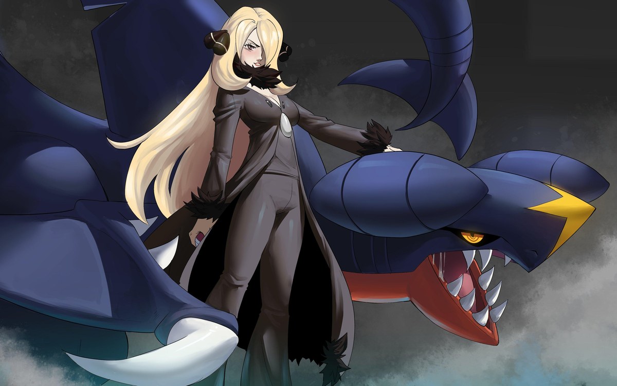 Rückkehr von Cynthia im Arc-Anzug und Garchomp in Pokémon Masters EX
